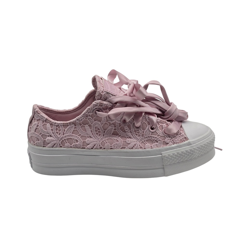 Converse Chuck Taylor All Star Lift Women 7 Shoes Pink Lace Platform A15006C